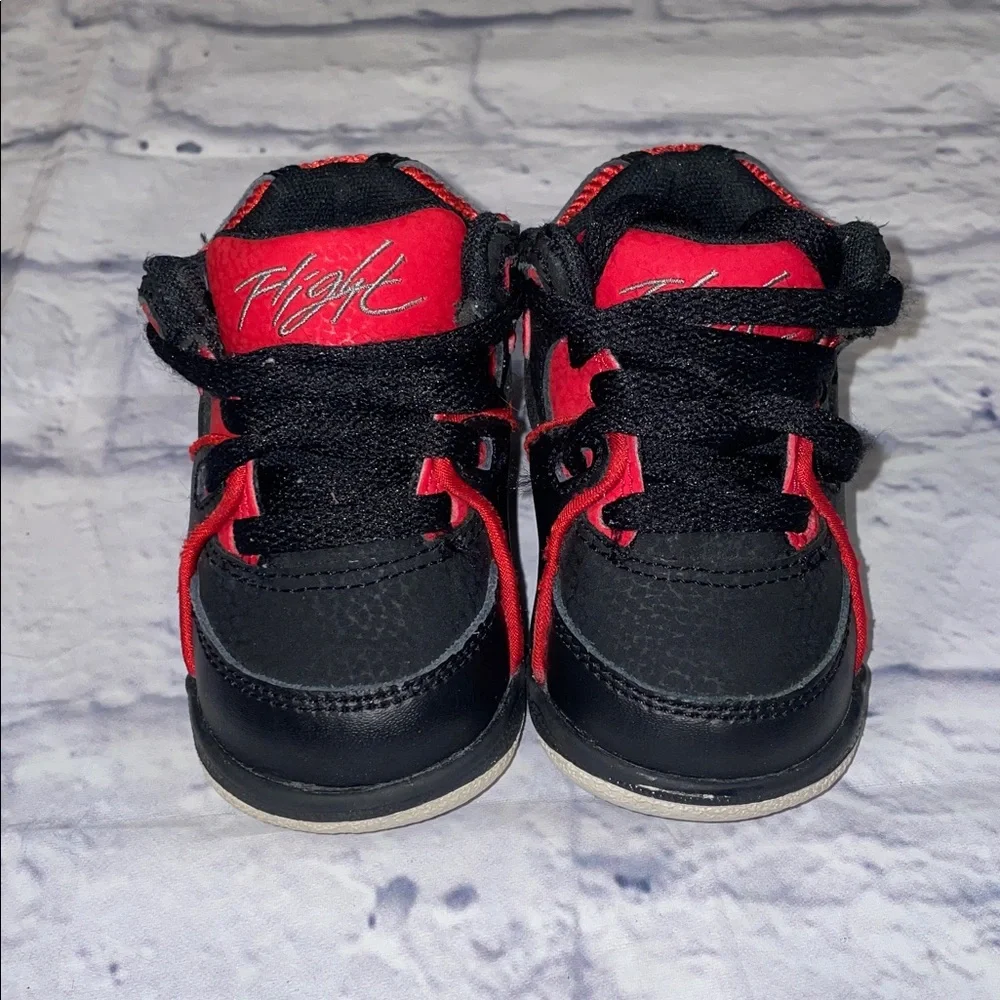 Nike Flight Black and Red Size 4c